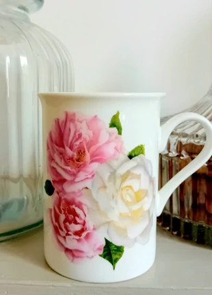 Mug anglais, bouquet de roses, brand: The Leonardo Collection, condition: Very good, €5.00, €5.95 includes Buyer Protection