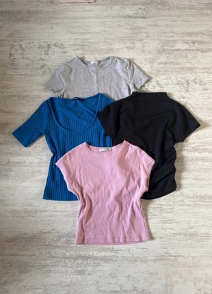 Lot hauts basique, marque: Stradivarius, état: Très bon état, taille: S / 36 / 8, 7,20 €, 8,26 € Protection acheteurs incluse