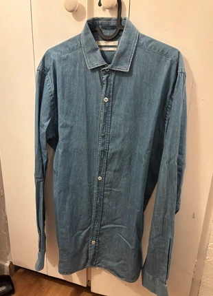 Chemise formelle denim, marque: Mango, état: Bon état, taille: S, 4,00 €, 4,90 € Protection acheteurs incluse