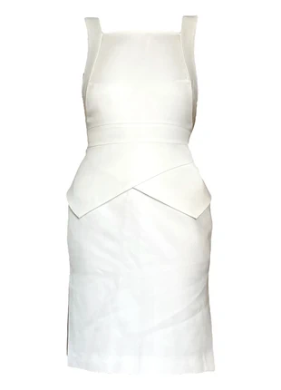 Finders Keepers white structured peplum party dress Size S, brand: Finders Keepers, condition: Very good, size: S / UK 8-10, £10.00, £11.20 includes Buyer Protection
