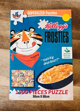 Kellogg's Frosties Supersized Puzzle Vintage, merk: wow brands, staat: Nieuw zonder prijskaartje, € 14,95, € 16,40 inclusief Kopersbescherming
