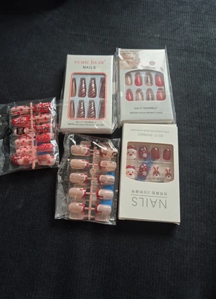 5 sets of christmas press on nails, brand: Shein, condition: New with tags, £6.00, £7.00 includes Buyer Protection