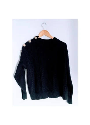 Pull noir Mango S, brand: Mango, condizioni: Ottime, taglia: S / IT 40 / EU 36, €9.95, €11.15 include la Protezione acquisti