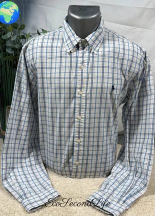 Chemise Ralph Lauren Custom Fit à carreaux – Homme L (grande taille) Blanc & Bleu– Très bon état, marque: Ralph Lauren, état: Très bon état, taille: L, 21,99 €, 23,79 € Protection acheteurs (Pro) incluse