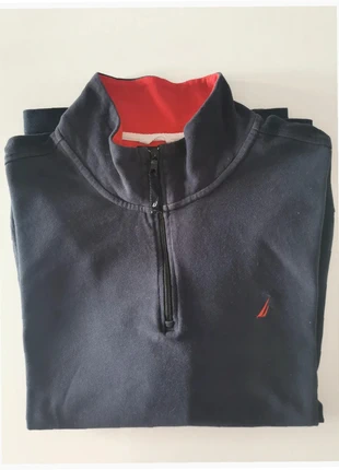 Sweater C/ Fecho Nautica Vintage Homem #143, marque: Nautica, état: Neuf sans étiquette, taille: XXL, 14,86 €, 16,30 € Protection acheteurs incluse