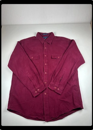 Chemise homme L unie bordeaux 100% coton, brand: John Ashford, condizioni: Ottime, taglia: L, €19.99, €21.69 include la Protezione acquisti Pro