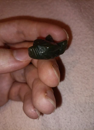 Pendentif loup en agate indienne verte, marque: Pierre, état: Neuf sans étiquette, 5,00 €, 5,95 € Protection acheteurs incluse