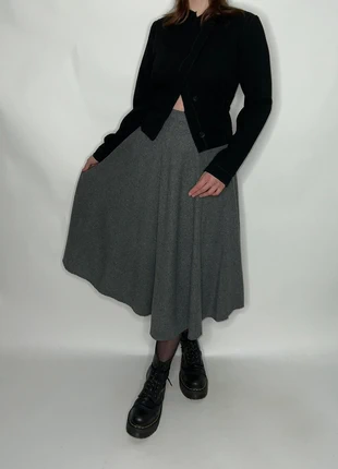 Deadstock 1970s grey wool siren archive retro darkacademia classic japandi country cottagecore skirt, marque: Vintage, état: Très bon état, taille: S / 36 / 8, 20,00 €, 21,70 € Protection acheteurs (Pro) incluse