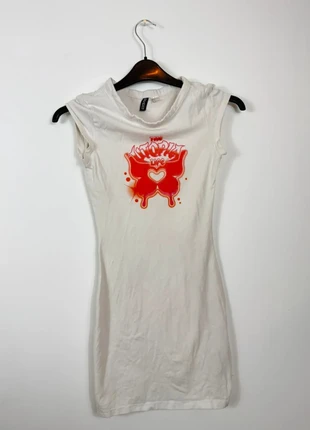 Robe blanche et rouge H&M S, brand: H&M, condizioni: Ottime, taglia: S / IT 40 / EU 36, €2.00, €2.80 include la Protezione acquisti