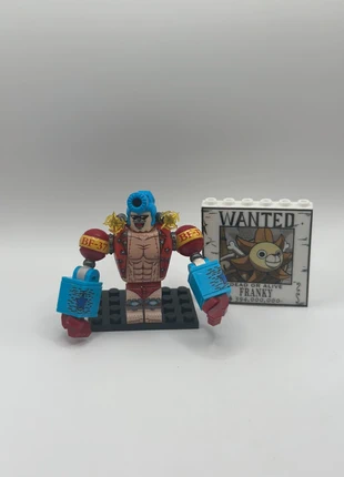 Figurine type LEGO – Franky 394M Berry – One Piece – Mugiwara, brand: OnePiece, condition: Very good, size: Preemie, up to 44cm, €6.00, €7.00 includes Buyer Protection
