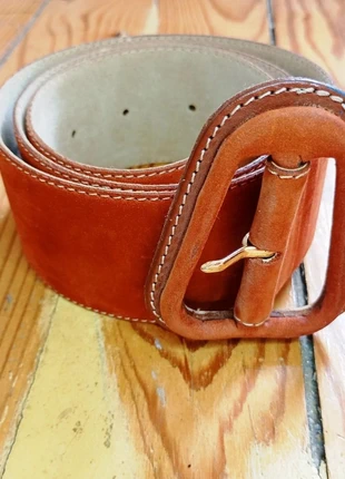 Ceinture daim marron clair Pullman pour elle Effortless Chic, brand: PULLMAN pour elle, condition: Very good, size: 85 cm, €25.00, €26.95 includes Buyer Protection Pro