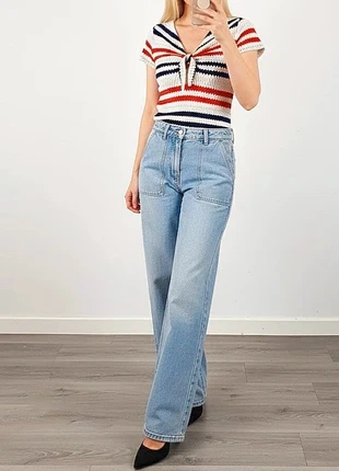 Haut tricot rayé marine/écru/rouge Guess taille 34, marke: GUESS, zustand: Sehr gut, größe: XS / 34 / 6, 20,00 €, 21,70 € inklusive Vinted-Käuferschutz