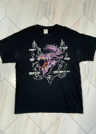 Vintage Y2k metal shirt, marca: Vintage Dressing, estado: Muito bom, tamanho: L, €22.00, €23.80 inclui Proteção do Comprador