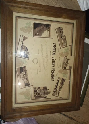 Certificat d'études primaires 1939 avec cadre d'époque, marque: sans, état: Très bon état, 20,00 €, 21,70 € Protection acheteurs (Pro) incluse