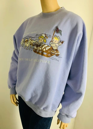 Sweat 90s vintage oversize Brodé L, marke: Blanc Bleu, zustand: Sehr gut, größe: L / 40 / 12, 25,00 €, 26,95 € inklusive Vinted-Käuferschutz