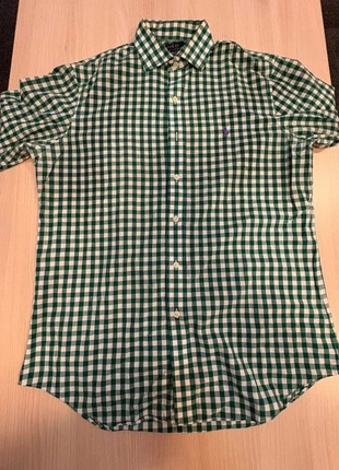 Chemise Ralph Lauren verte à carreaux – Manches longues – Taille M, brand: Ralph Lauren, condition: Very good, size: M, €44.90, €47.85 includes Buyer Protection