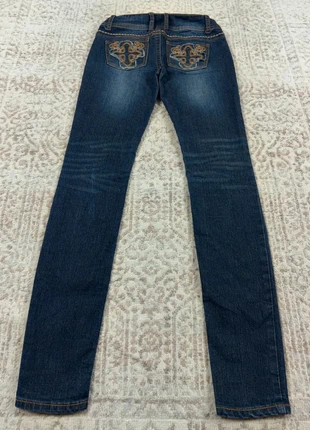 Jean Y2K Women Skinny Low Rise Vintage Femme W27 L30 Embroidered Blue #K1 221C44, marque: Vintage Dressing, état: Très bon état, taille: S / 36 / 8, 17,80 €, 19,39 € Protection acheteurs incluse