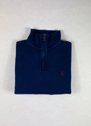 Pull Ralph Lauren 1/4 zip 100% coton Manches Longues / Long sleeves Unisexe Couleur Bleu Taille L, marke: Ralph Lauren, zustand: Gut, größe: L, 50,00 €, 53,20 € beinhaltet Vinted-Käuferschutz Pro