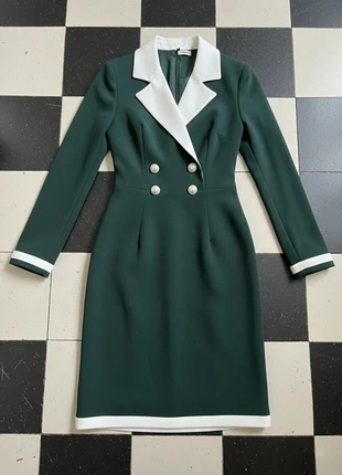 Robe tailleur noire – élégante, cintrée, chic, contrastée, intemporelle, brand: Maison Noir Élysée, condition: Very good, size: M / 38 / 10, €79.90, €84.60 includes Buyer Protection Pro