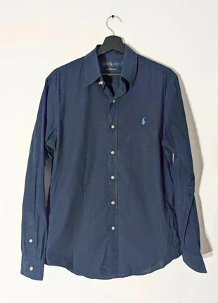 Chemise Ralph Lauren marine L femme, merk: Ralph Lauren, staat: Heel goed, maat: L / 40 / 12, € 37,00, € 39,55 inclusief Kopersbescherming