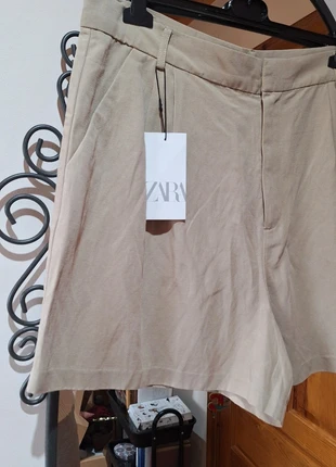 Bermudas beige de ZARA nuevas con etiqueta, marque: Zara, état: Neuf avec étiquette, taille: XXL / 44 / 16, 18,00 €, 19,60 € Protection acheteurs incluse