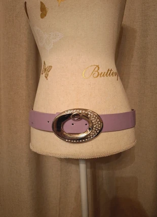 Ceinture anneau strass parme Vintage, merk: Vintage Dressing, staat: Nieuw zonder prijskaartje, maat: 85 cm, € 12,00, € 13,30 inclusief Kopersbescherming