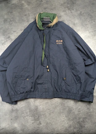 Veste imperméable full zip Aligné Collection logo brodé boxy fit - size XL, marque: Vintage Dressing, état: Très bon état, taille: XL, 23,00 €, 24,85 € Protection acheteurs incluse