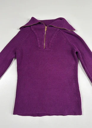 Pull violet à zip – Lauren Ralph Lauren – Taille M, brand: Ralph Lauren, condizioni: Ottime, taglia: M / IT 42 / EU 38, €16.00, €17.50 include la Protezione acquisti Pro