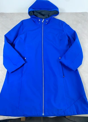 Calvin Klein  Veste imperméable bleue à capuche (taille XL femme) Code 082N, marque: Calvin Klein, état: Très bon état, taille: XL / 42 / 14, 45,00 €, 47,95 € Protection acheteurs (Pro) incluse