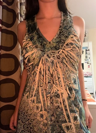 boho pattern beaded cami, brand: Apt. 9, condition: Very good, size: S / UK 8-10, £15.00, £16.45 includes Buyer Protection