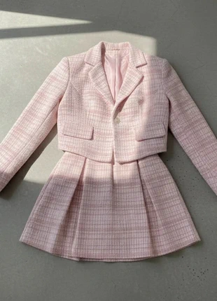Ensemble blazer et jupe rose en tweed, marca: pinkpony, estado: Muy bueno, tamaño: M / 38 / 10, 84,99 €, 89,94 € Protección al comprador incluida