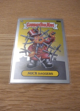 Carte garbage Pail kids 207a Mick Daggers topps chrome série 5, brand: Topps, condition: Very good, €1.00, €1.75 includes Buyer Protection