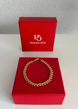 bracelet maille graine de café chaine tendance maillon or fin luxe haut de gamme, marque: histoire d'or, état: Très bon état, 15,00 €, 16,45 € Protection acheteurs (Pro) incluse