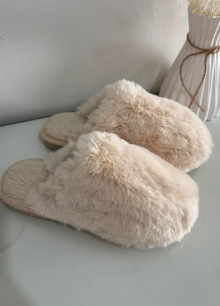 Pantoufles beige, marca: Fashion, estado: Novo com etiquetas, tamanho: 37, €9.00, €10.15 inclui Proteção do Comprador