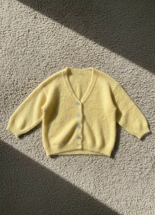 Gilet jaune pastel tout doux 🍋, marque: bohea, état: Très bon état, taille: S / 36 / 8, 48,99 €, 52,14 € Protection acheteurs incluse