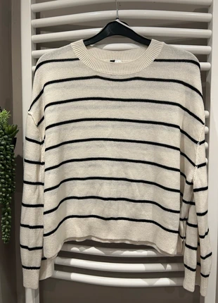 H&M Cream Stripe Jumper – Size XL, brand: H&M, condition: Very good, size: XXXL / 18, £3.50, £4.38 includes Buyer Protection