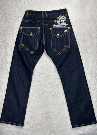 jean large vintage taille droit motif broder, marque: Vintage Dressing, état: Neuf sans étiquette, taille: M, 50,00 €, 53,20 € Protection acheteurs incluse