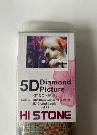 Diamond painting chiot, brand: Diamond Painting, condition: New with tags, €3.00, €3.85 includes Buyer Protection