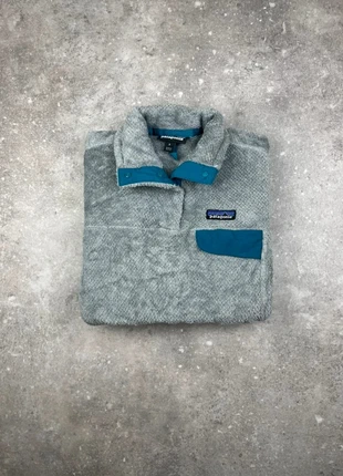 Polaire Half-zip Fleece Polartec Patagonia Taille S Femme Gris/Bleu Logo Brodé Polyester #P71, brand: Patagonia, condition: Very good, size: S / 36 / 8, €45.00, €47.95 includes Buyer Protection Pro