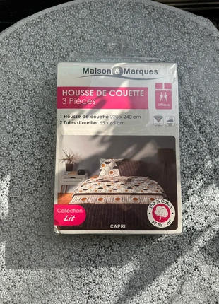Housse de Couette 3 Pièces - 220×240 cm - 100% Coton, marque: Coton, état: Très bon état, taille: King Size (220-240 cm x 220-260 cm), 23,00 €, 24,85 € Protection acheteurs (Pro) incluse