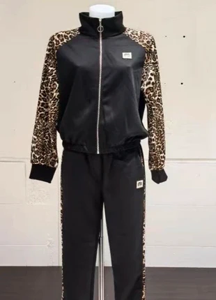 novita'Completo Tuta leopardato Strato d'aria in tessuto, marque: Made In Italy, état: Neuf avec étiquette, taille: L / 40 / 12, 25,80 €, 27,79 € Protection acheteurs incluse