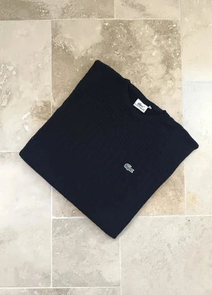 T-shirt Lacoste - Homme M coupe oversize - Noir motif lignes verticales - Acrylique/Laine, marque: Lacoste, état: Très bon état, taille: M, 29,00 €, 31,15 € Protection acheteurs (Pro) incluse