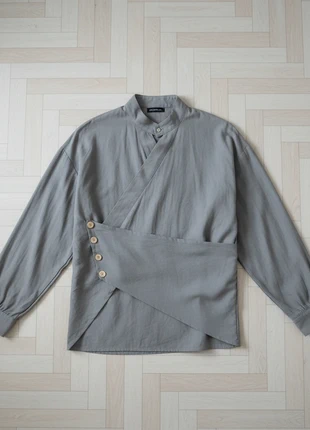 Blouse Femme Boutonnée – Style Formelle/Décontractée, Col Mandarin, Printemps/Automne, marque: Vintage Dressing, état: Très bon état, taille: S / 36 / 8, 38,00 €, 40,60 € Protection acheteurs incluse