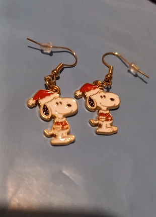Christmas snoopy earrings, brand: Snoopy, condition: Very good, £1.00, £1.75 includes Buyer Protection