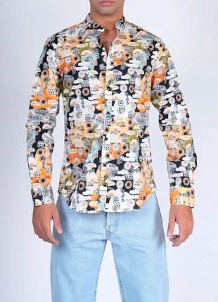 Camicia slim fit comoda cotone uomo, fantasia. Nuovo con cartellino. Sku208. XXL., brand: camicia slim fit, condizioni: Nuovo con cartellino, taglia: XXL, €9.98, €11.18 include la Protezione acquisti