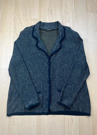 Veste Cardigan bleu verte épaulette Gittoria - Taille 42 Femme - Cardigan Viscose Polyester, brand: Gittoria, condition: Very good, size: XL / 42 / 14, €6.50, €7.53 includes Buyer Protection