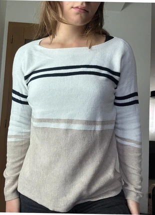 Pull Col Ample Tommy Hilfiger Blanc - Taille M Femme, brand: Tommy Hilfiger, condition: Very good, size: M / 38 / 10, €12.00, €13.30 includes Buyer Protection Pro