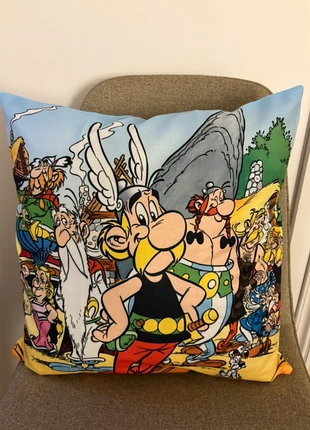 Housse de coussin Astérix et Obelix, estado: Muito bom, tamanho: 45 x 45 cm, €8.00, €9.10 inclui Proteção do Comprador Pro