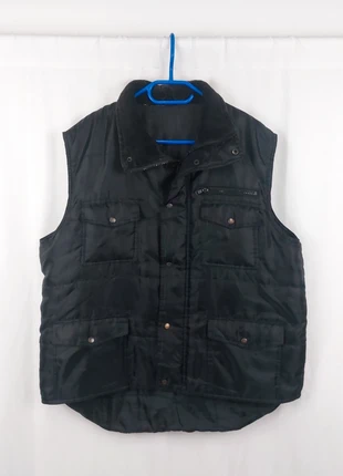 Utility Workwear Cargo Puffer Gilet Vest Vintage 90s Gorpcore, marca: Vintage Dressing, estado: Bom, tamanho: XL, €15.00, €16.45 inclui Proteção do Comprador