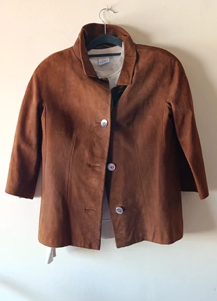 Chaqueta ante color Marron moka brown suede jacket vintage, brand: Vintage Dressing, condizioni: Ottime, taglia: S / IT 40 / EU 36, €19.00, €20.65 include la Protezione acquisti